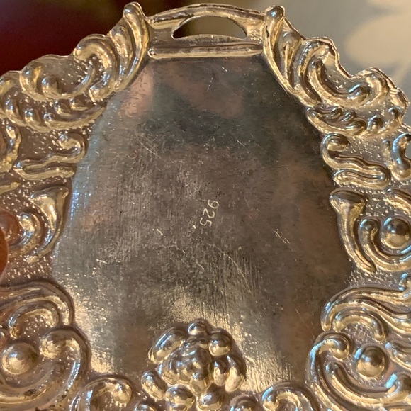 Silver Ornate Necklace Pendant - Picture 8 of 8